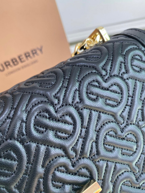 B**rry small quilted monogram lambskin tb bag