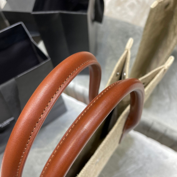 Y*L rive gauche n/s shopping bag in linen and cotton