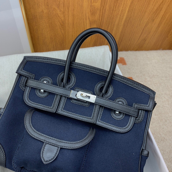 H**mes cargo birkin bag canvas and swift 25