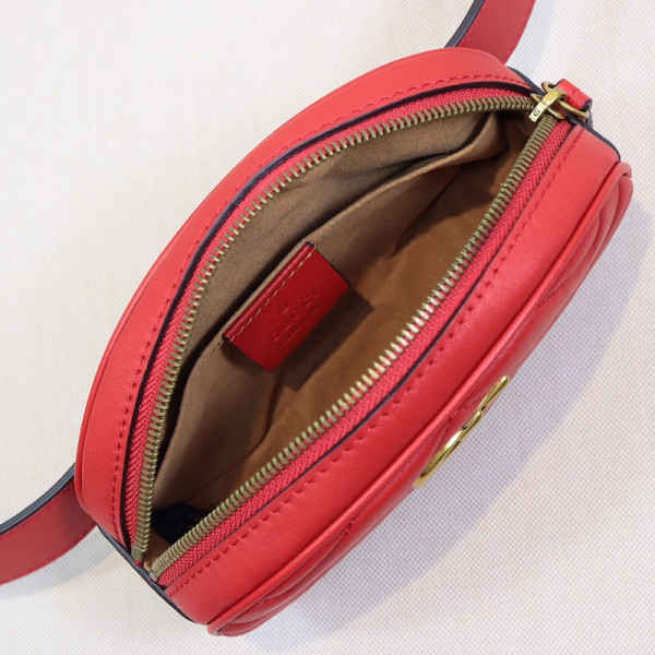 G*u*i gg marmont matelassé leather belt bag