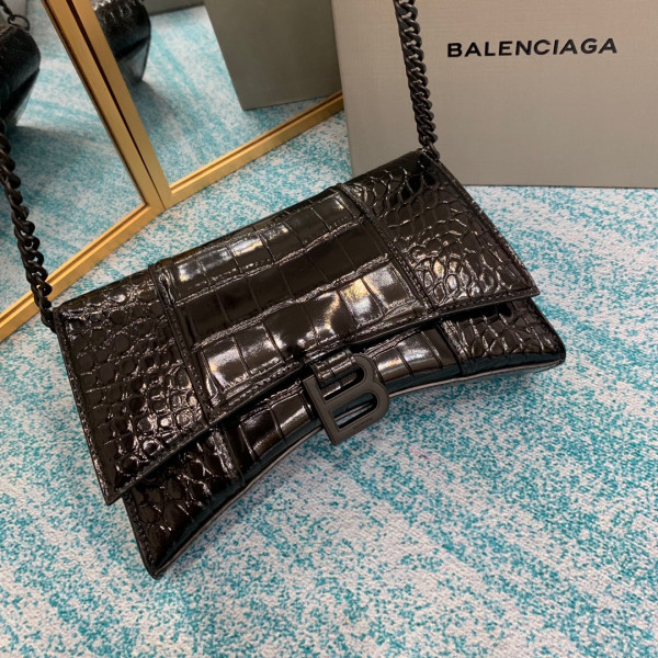 Ba*len*cia*ga  hourglass chain bag