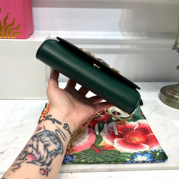 G*u*i zumi smooth leather mini shoulder bag