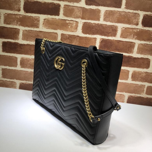 G*u*i gg marmont matelassé medium tote