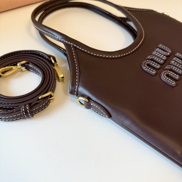 M*um*u ivy leather handbag mini